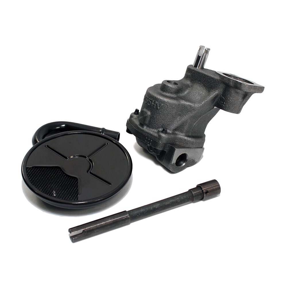 Melling M55HV SBC Chevy Oil Pump High Volume W/ Oil Pump Drive Shaft PickUp Tube