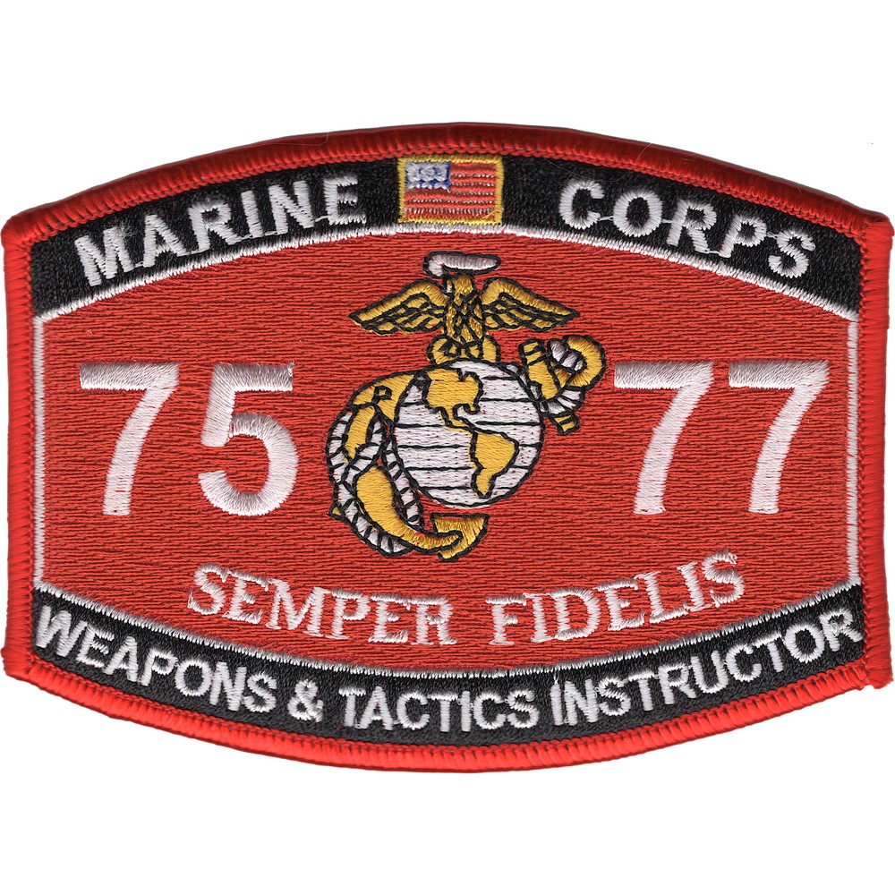 7577 Weapons and Tactics Instructor MOS Patch