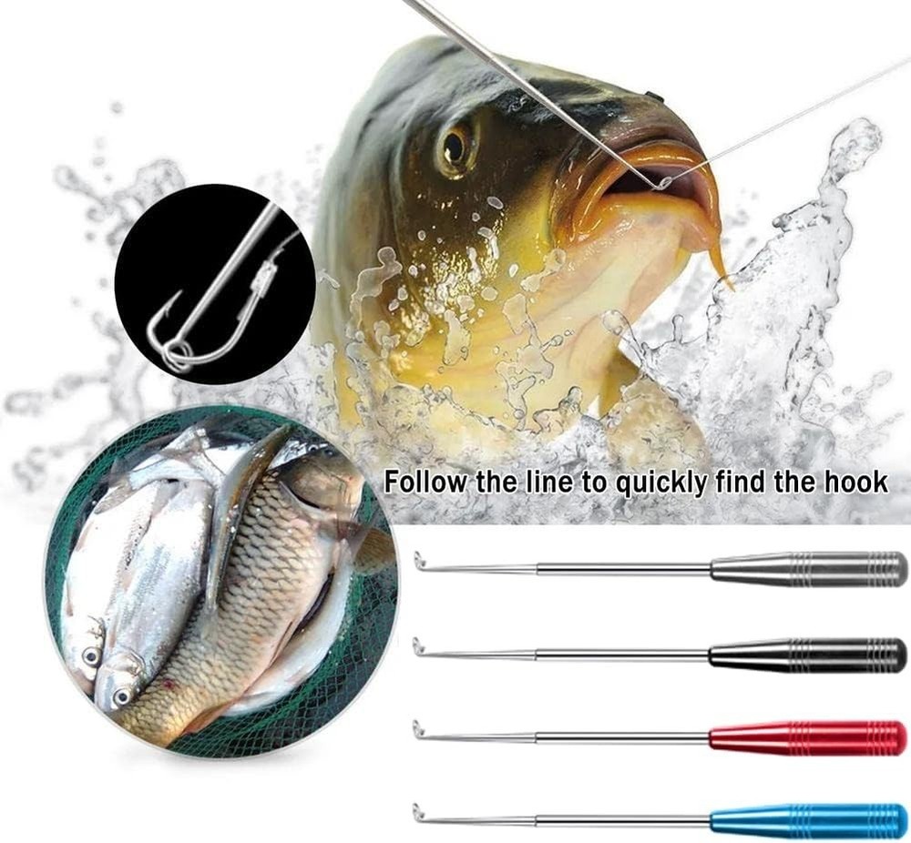 YIMISION Stainless Steel Fish Hook Remover Tool, 4PCS Quick Release Kit