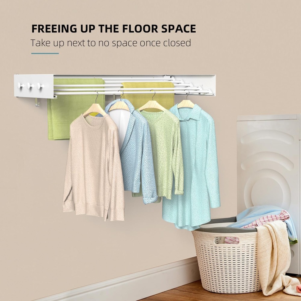 Foldable Wall Mounted Drying Rack - Foldable Drying Racks