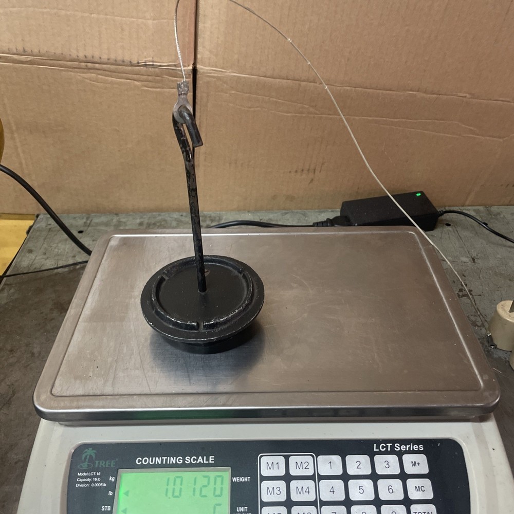 Precision Scale Cast Hanger For Weights