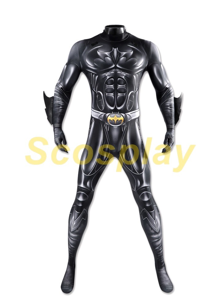 Batman Forever costume Bruce Wayne Suit Bodysuit