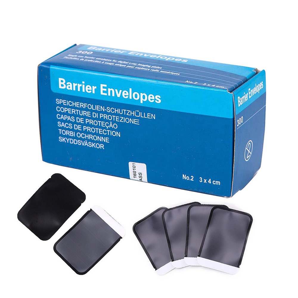 1500PCS Barrier Envelopes For Dental Digital Scan Phosphor Plate Sensor SIZE#2
