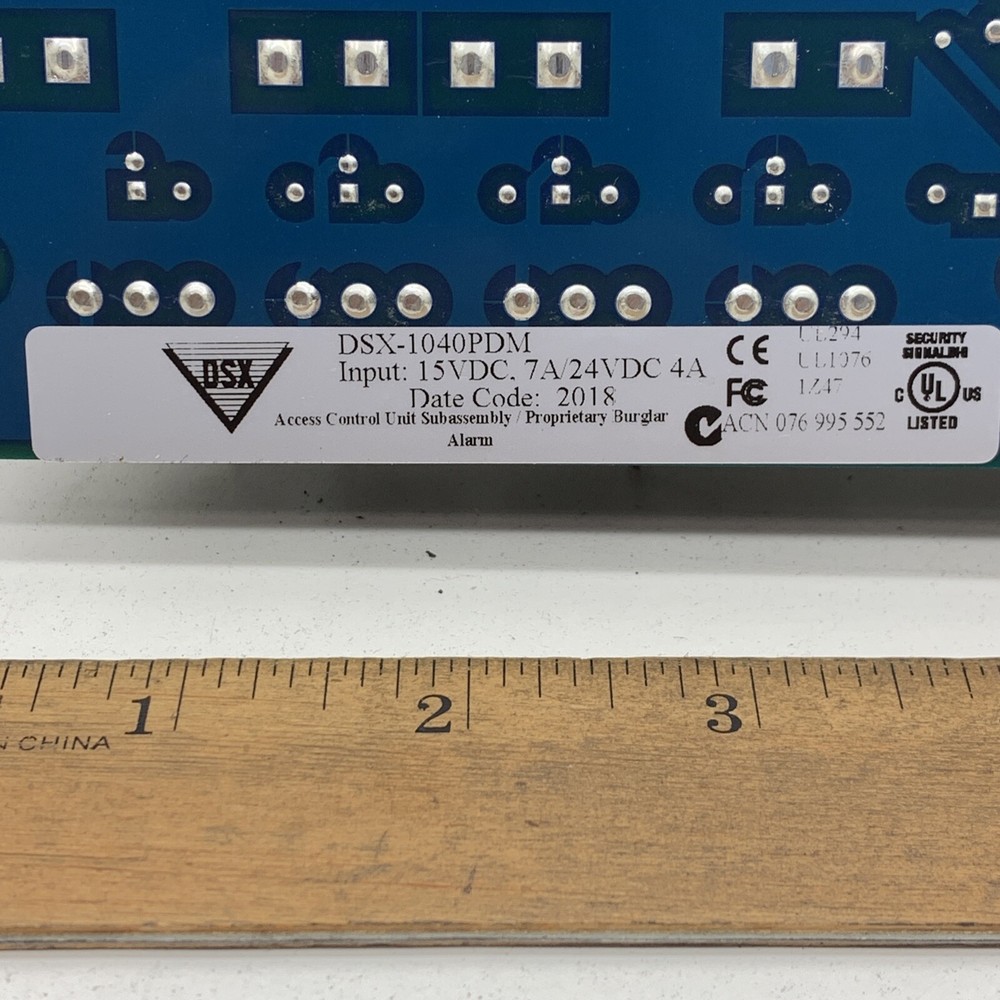 DSX Access Systems DSX-1040PDM Access Control Unit Subassembly 4A 15VDC