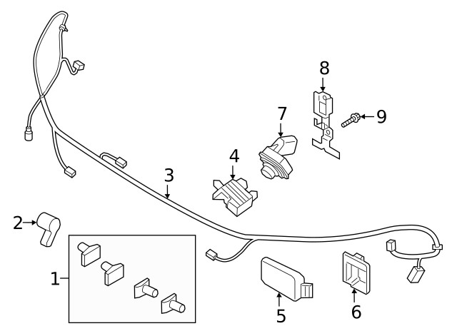 Genuine Insert Molding LC5Z-8C324-A