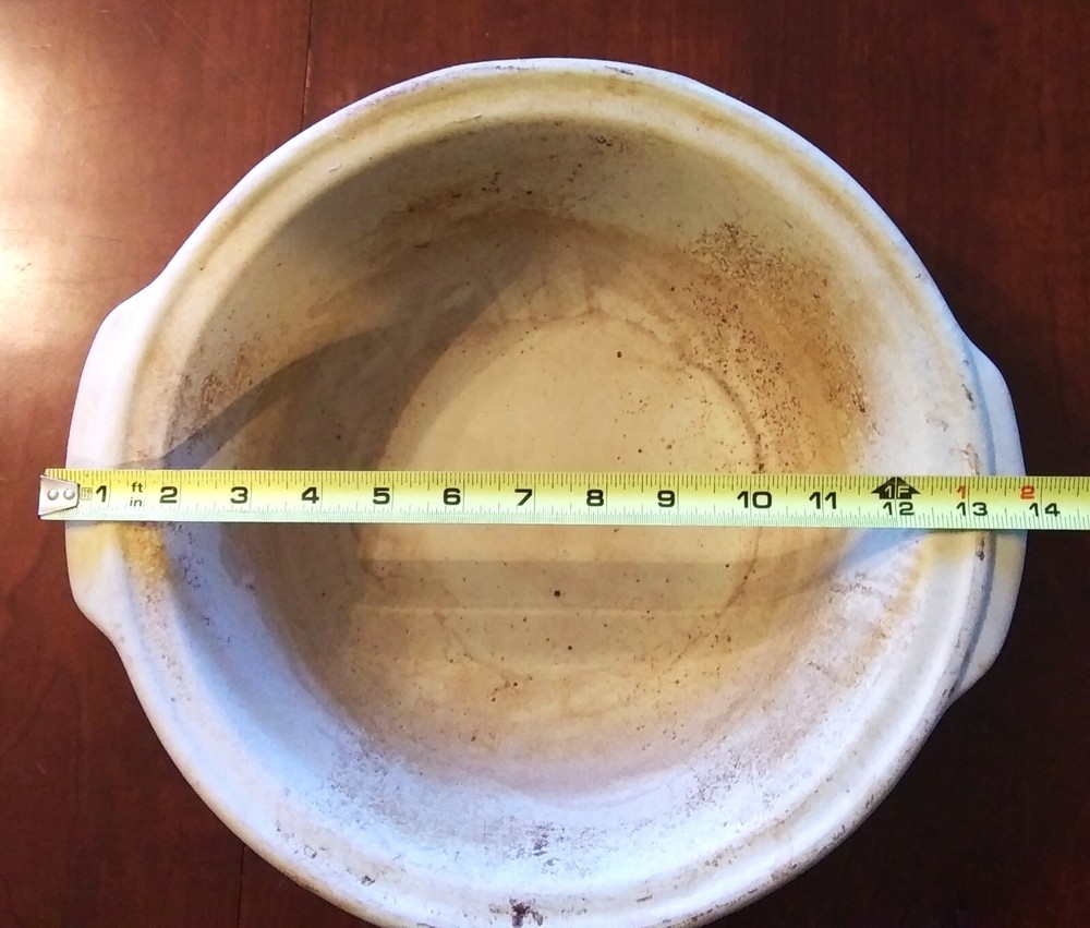 Pampered Chef Stoneware Baking Bowl 1450 - Large - Round
