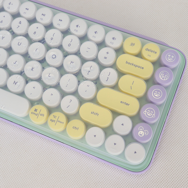 2 Pieces Clear Keyboard Cover Fit Logitech pop keys