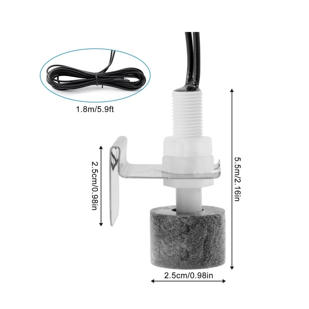 SS3 Float Switch Condensate Overflow Switch for HVAC Drain Pan Condensate 97647