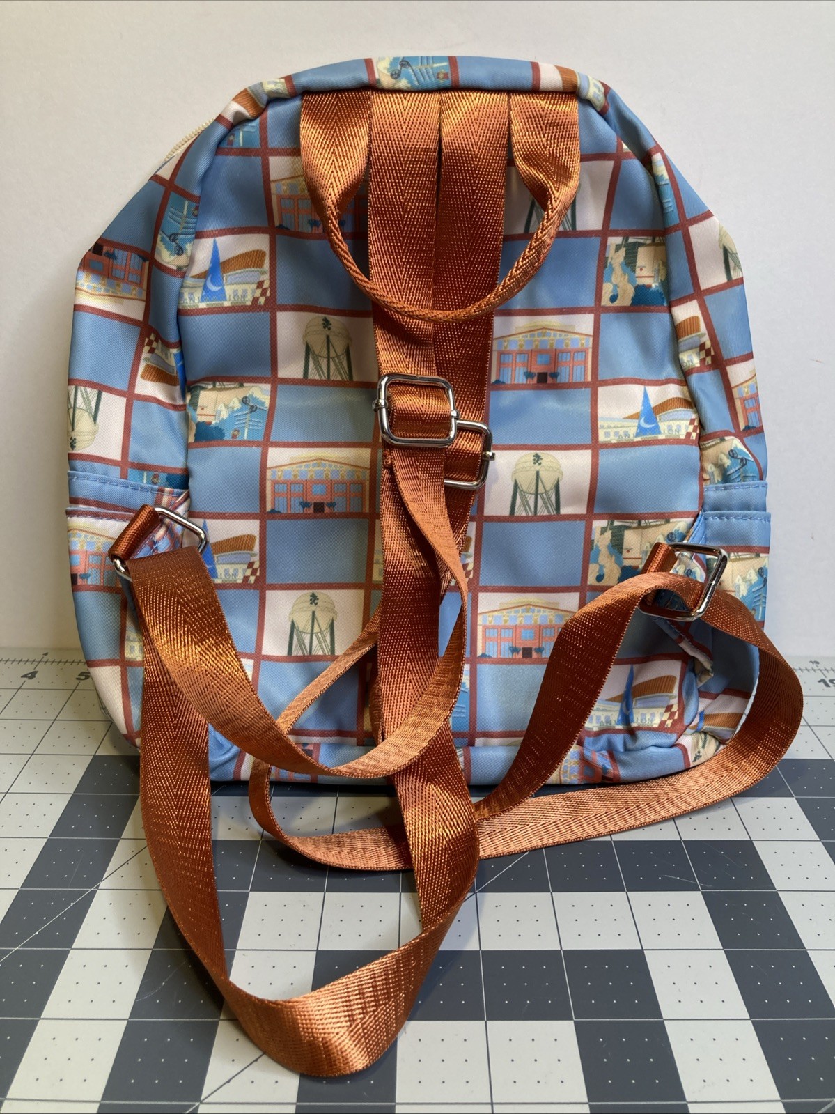 New with Tag Walt Disney Company Studios Backpack Store Icon All Over Print AOP