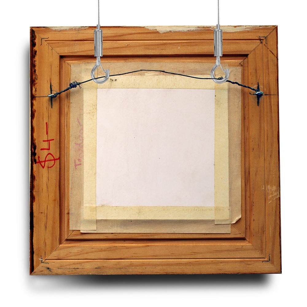 4 Pcs Frame Hanging Wire Large Hooks for Adjustable Picture Photo
