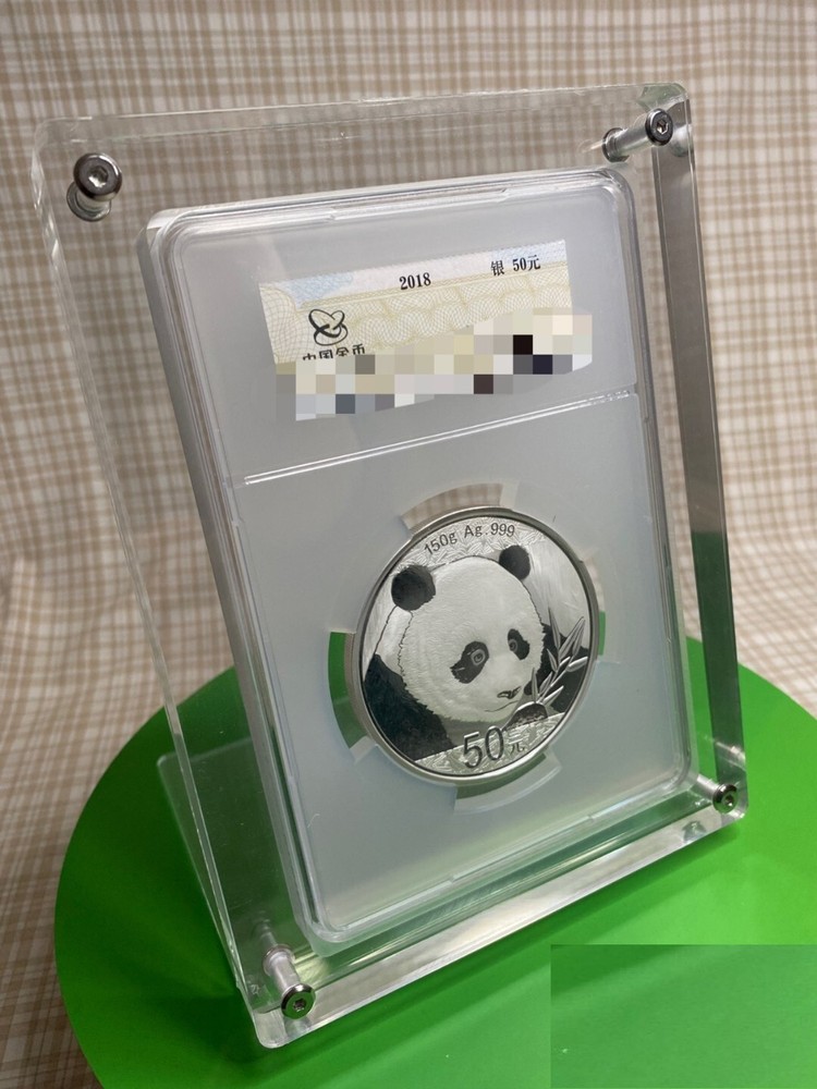 Crystal Acrylic Display Frame Show Case Box For PCGS Oversized Holder