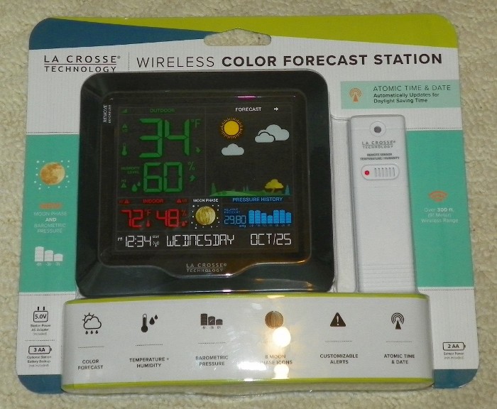 La Crosse Technology - Wireless Color Forecast Station