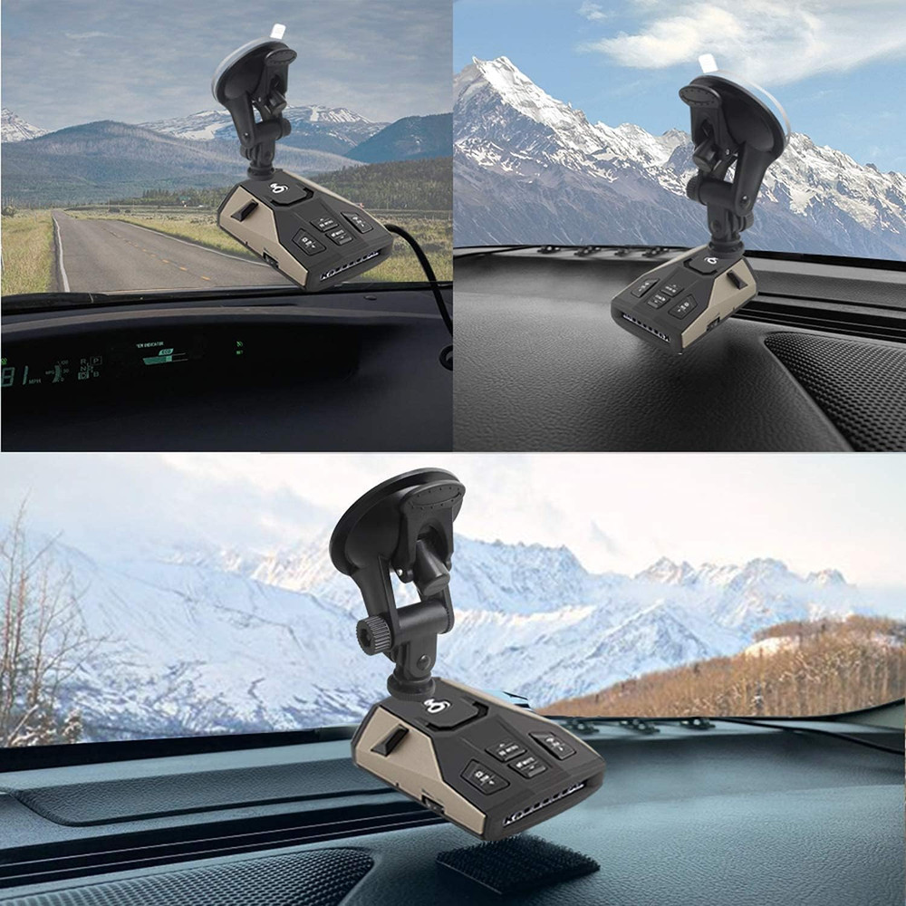 Yeebeny Suction Radar Detector Mount, Windshield & Dashboard Radar Holder Compat