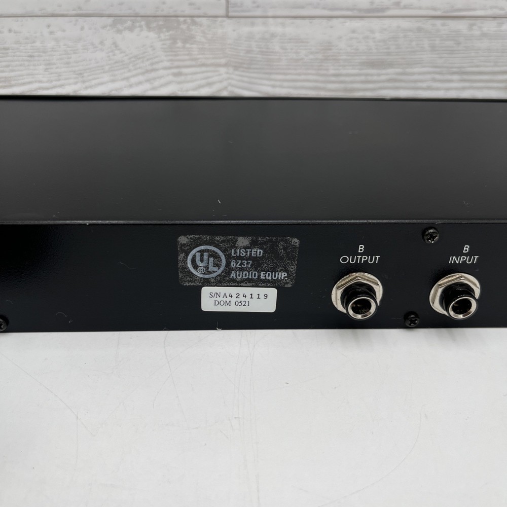 BBE 362 Sonic Maximizer Audio Signal Processor Stereo Rack Unit - Tested Works