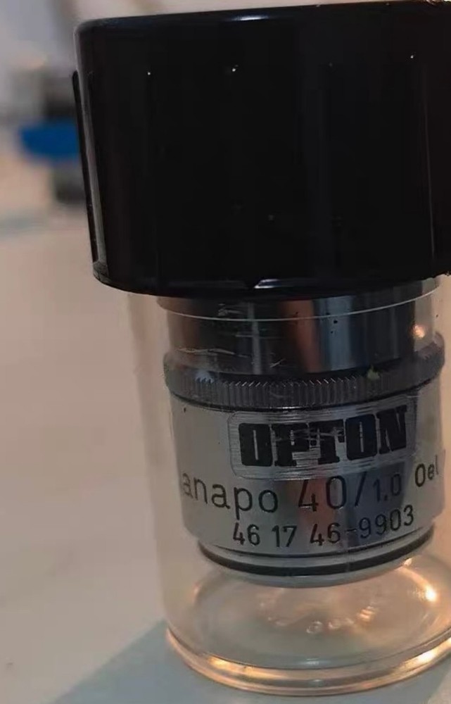 Zeiss microscope objective lens Apochromatic oil mirror 40×