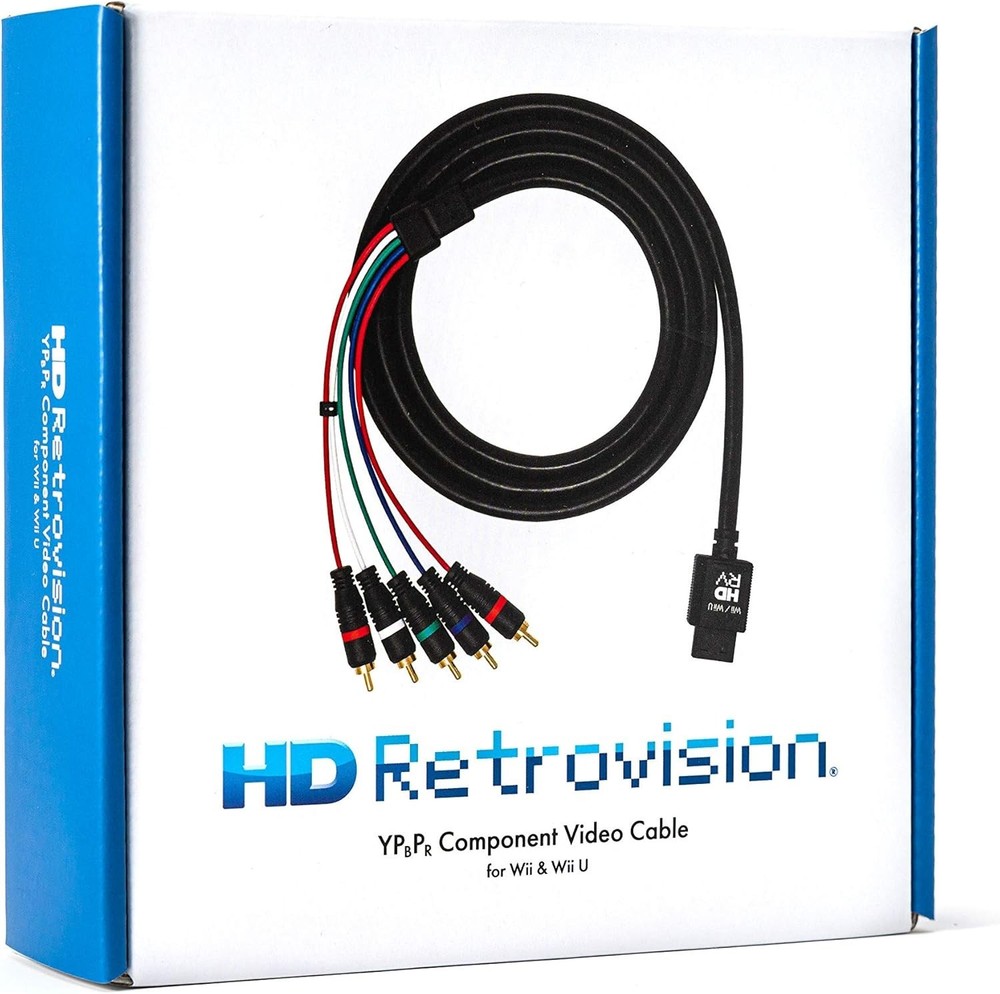 Shielded YPbPr Component Video Cable for Wii/Wii U