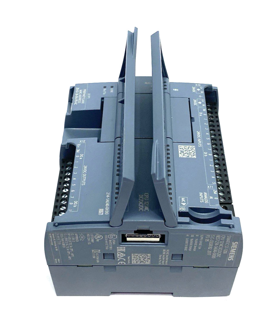 Siemens 6ES7214-1AG40-0XB0 SIMATIC S7-1200 Compact CPU Unit 1214C DC/DC/DC