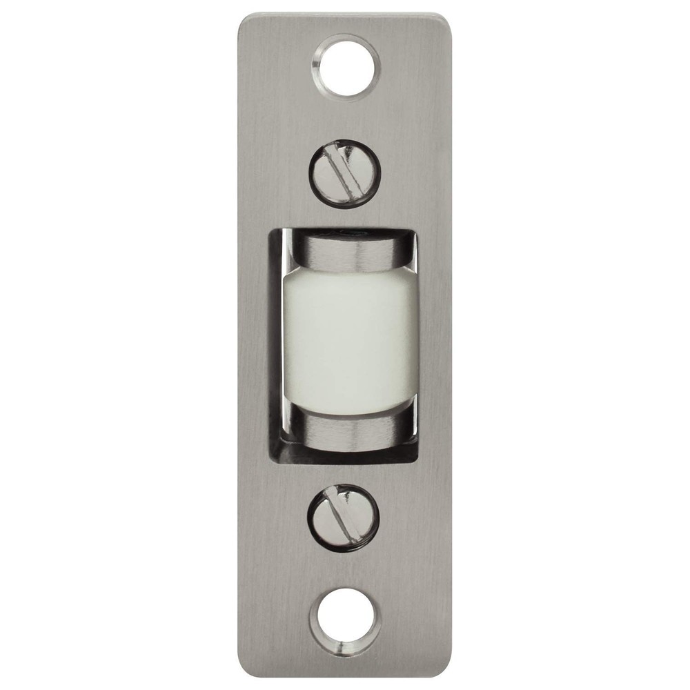 Heavy Duty Adjustable Solid Brass Roller Catch Satin Nickel Door Latch Hardware