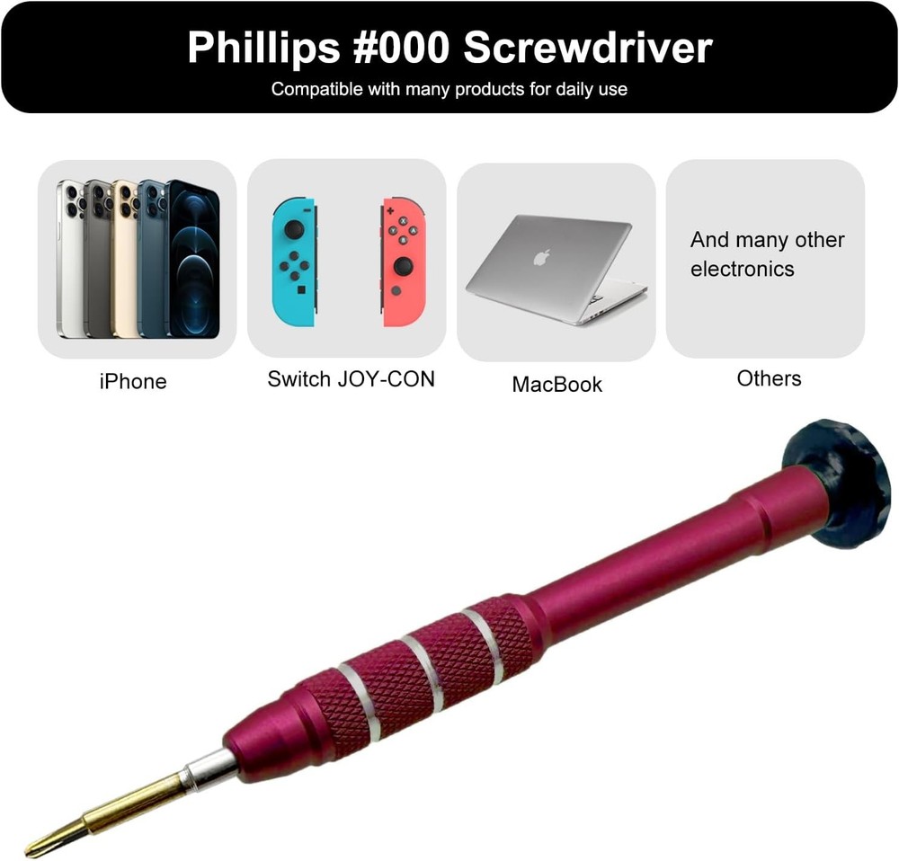 Magnetic Phillips Screwdriver #000 PH 000, Small