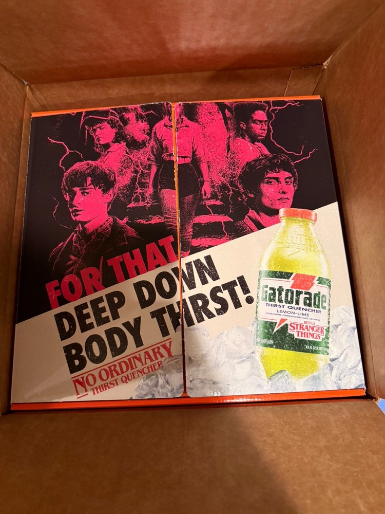 Stranger Things X Gatorade Exclusive 1987 Hawkins Capsule Size Medium