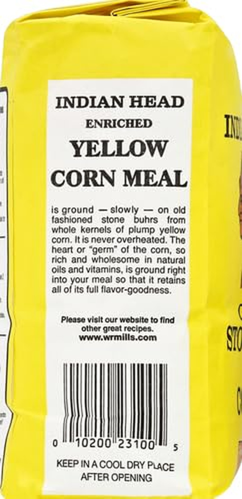 Indian Head Yellow Corn Meal, 32 Oz.