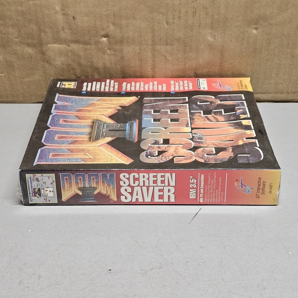 DOOM II Screen Saver PC Software id Software GT Interactive SEALED