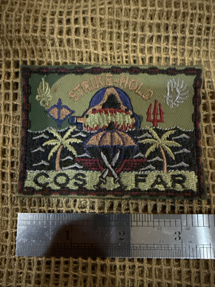 French Military Forces Nato STRIKE HOLD JSOF-SOG-FAR Camo Patch