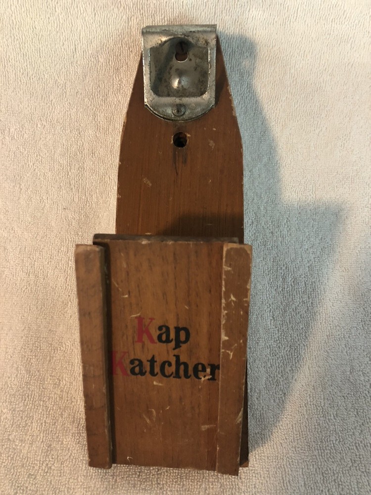 Vtg Kap Katcher Glass Bottle Opener/Katcher