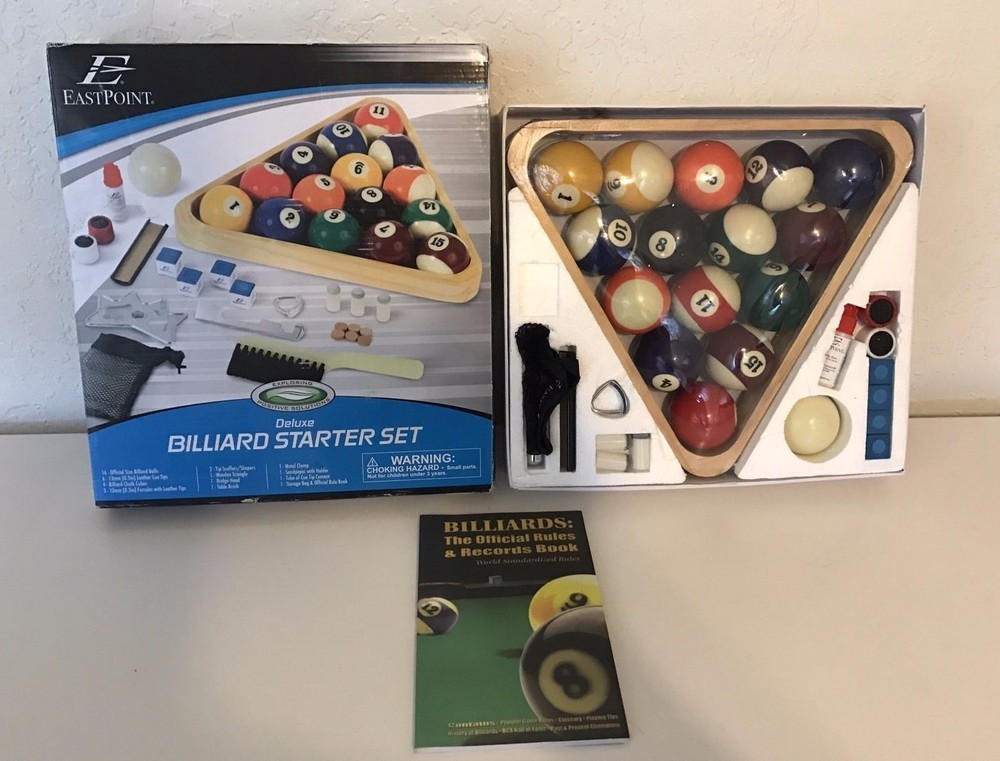 Eastpoint Deluxe Billiard Starter Set
