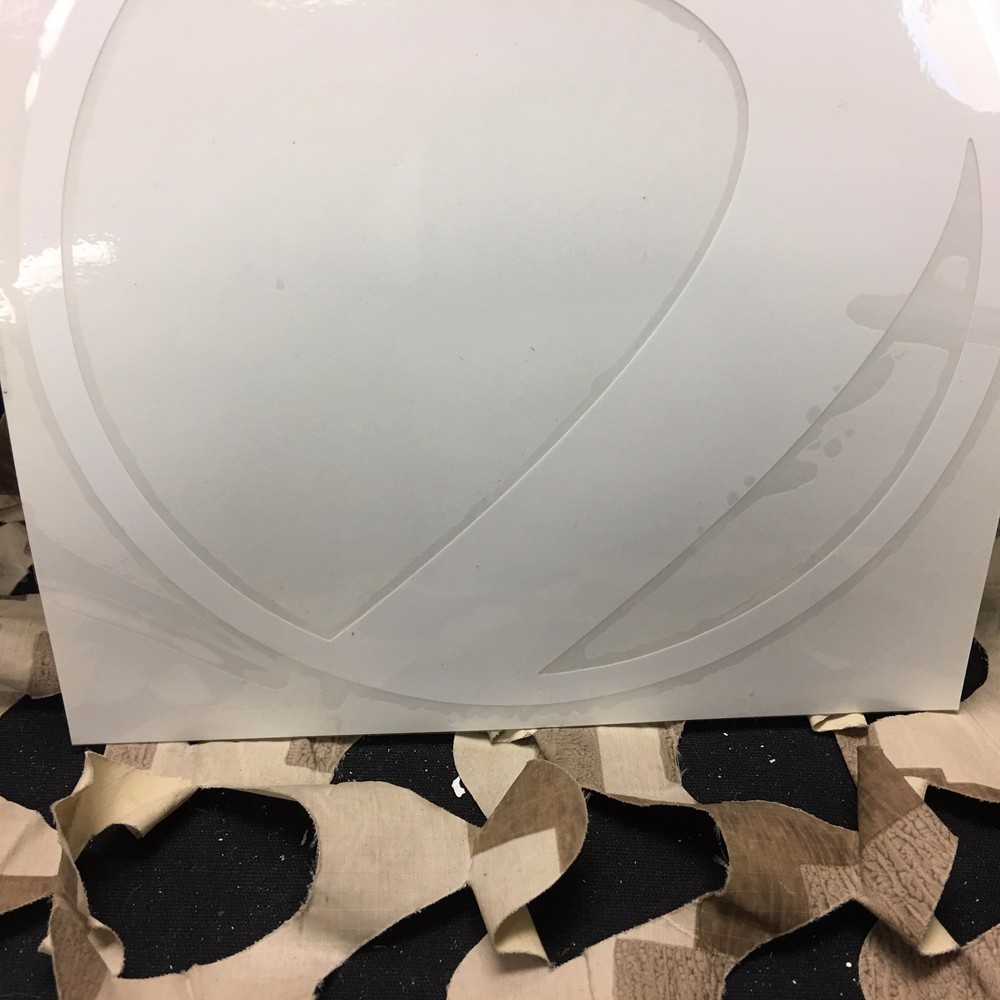 NEW Dye Paintball Sticker Logo - White