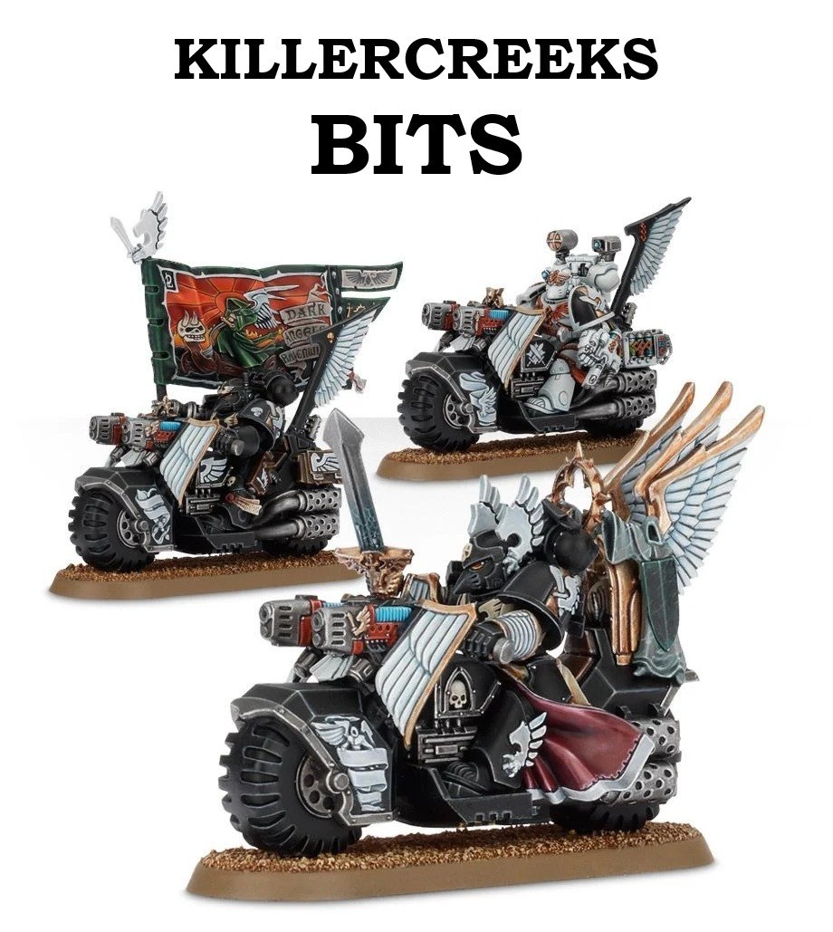 40K Space Marines Dark Angels Ravenwing Command Squad Bits Bitz Multi Listing