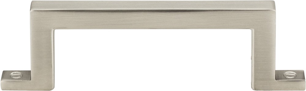 Atlas 384-BRN Campaign Bar Pull 3 Inch (c-c) - Brushed Nickel