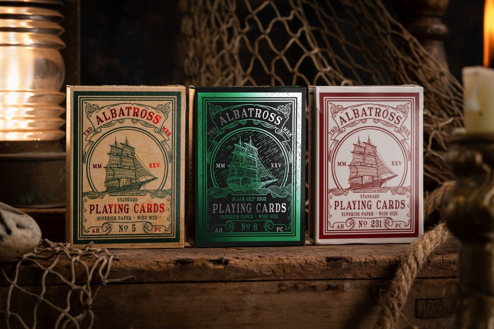ALBATROSS No. 6 (Gilded) Playing Cards