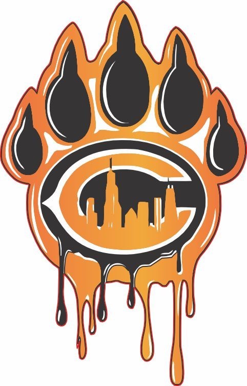 Bears Paw/skyline Sticker/Window Decal