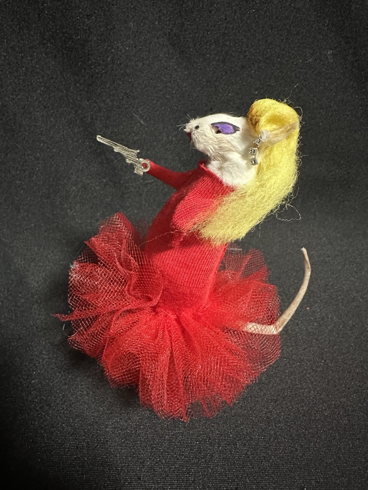 Taxidermy Mouse Divine Pink Flamingos Mouse Oddities Curiosities Taxidermy Art