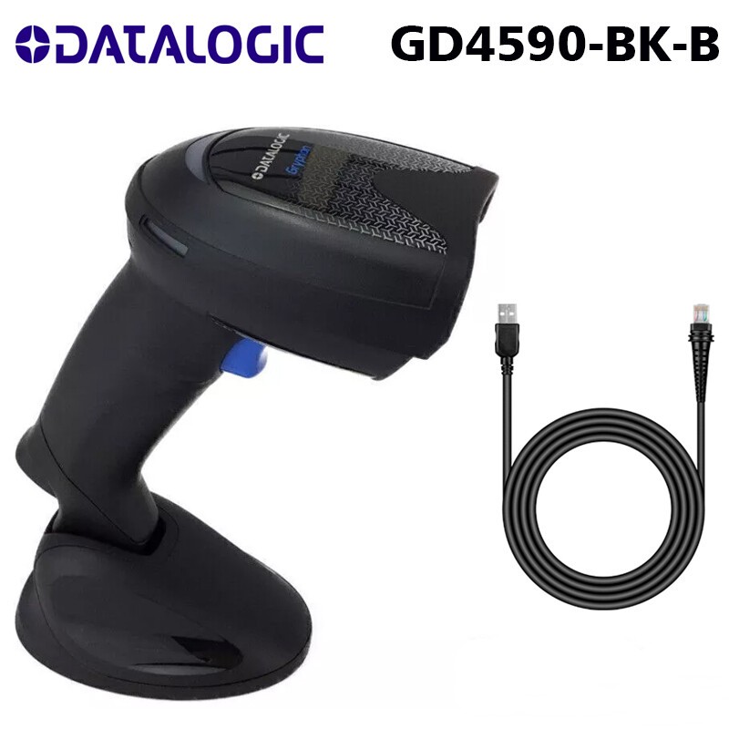 Datalogic Gryphon GD4590 2D Handheld Omnidirectional Barcode Scanner w USB Cable