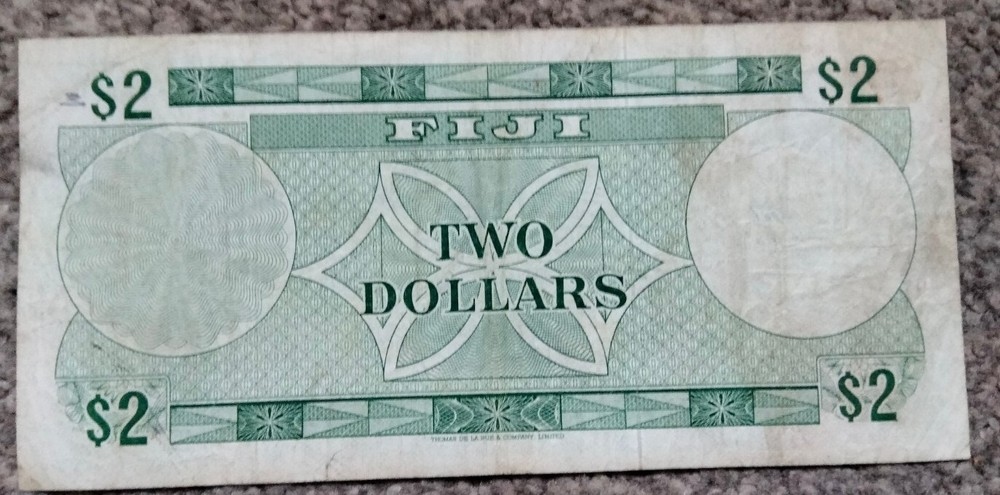 Fiji 2 Dollars 1974 P72c VF/EF