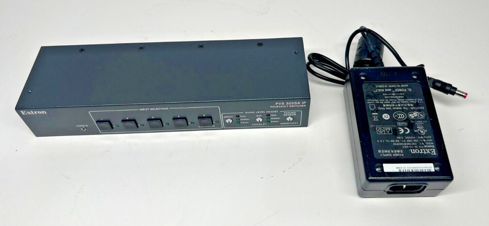 Extron PVS 305SA IP Polevault Switcher With A/C Adapter