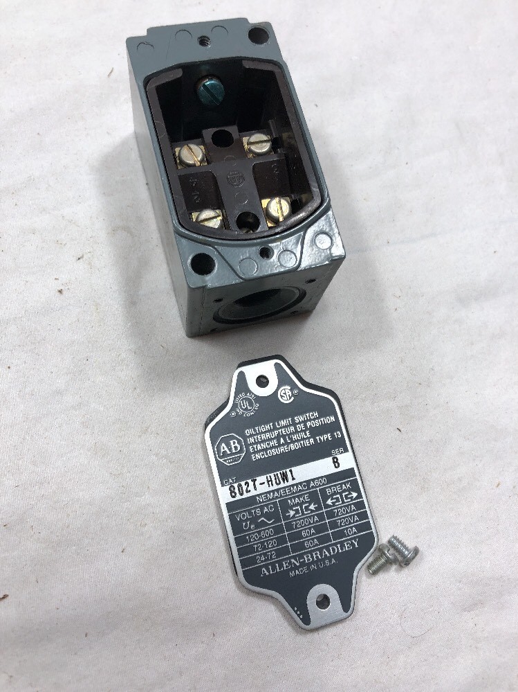 Allen Bradley 802T-HUW1 Oiltight Limit Switch