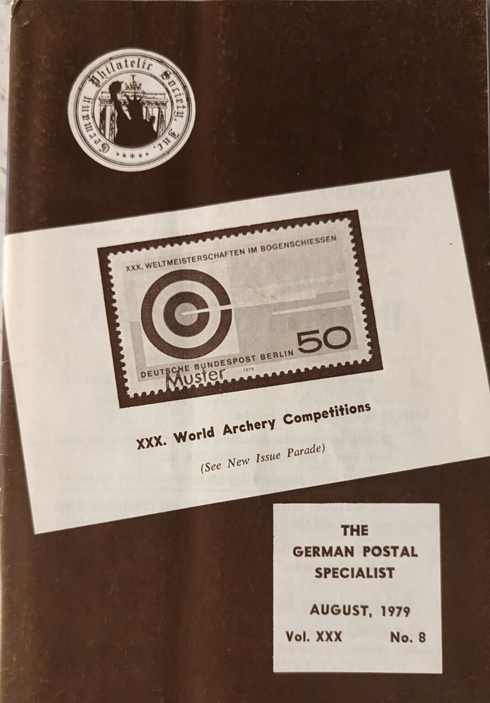 German Postal Specialist Aug 1979 Martin Buber Peking, China 1910 Michel 159b