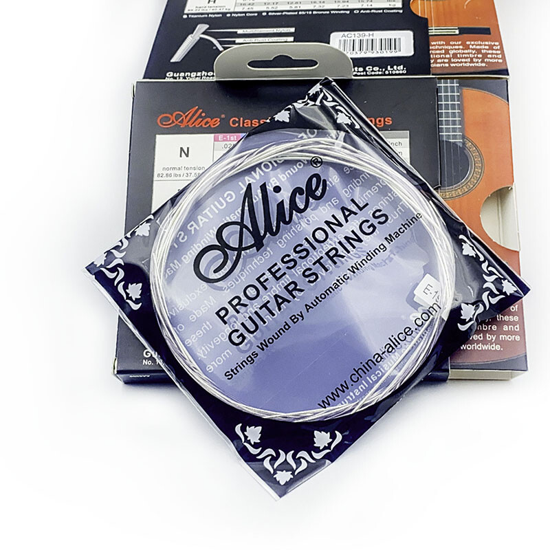 5 Sets Alice AC139-H Classical Guitar Strings Nylon Strings Hard Tension