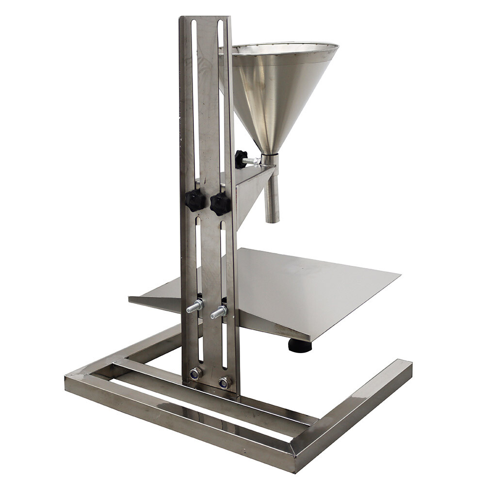 Various Feeding Hopper w/support Stand Manual Filling Package Funnel Stainless