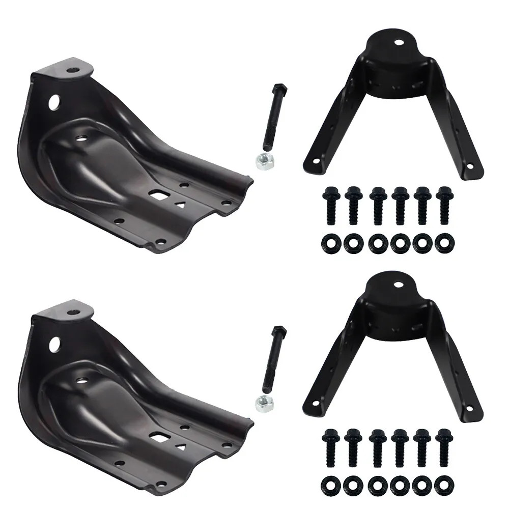 Leaf Spring Shackle Bracket Hanger Set For Chevy GMC Pickup Forward & Rearward