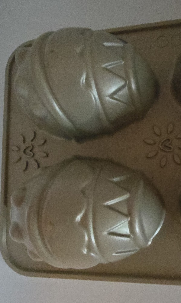 CIROA Easter Egg Cake Cakelet Pan Molds Aluminum