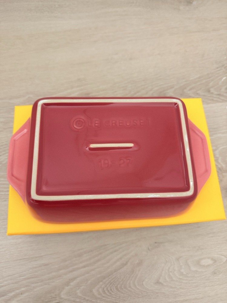 Le Creuset Rectangular Ceramic Baking Dish Rose Quartz 18cm 910419-18