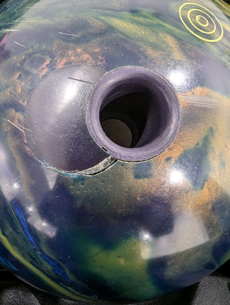 Ebonite Two Ball Roller Bag With Two Balls-Please Read!