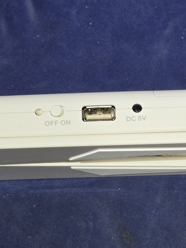 Mini Design Techno Folding Speaker and Tablet Stand All In One, White