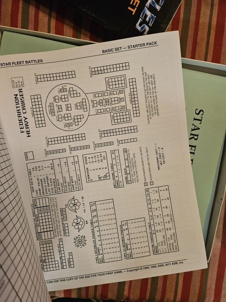 Star Fleet Battles:captains Edition Basic Set