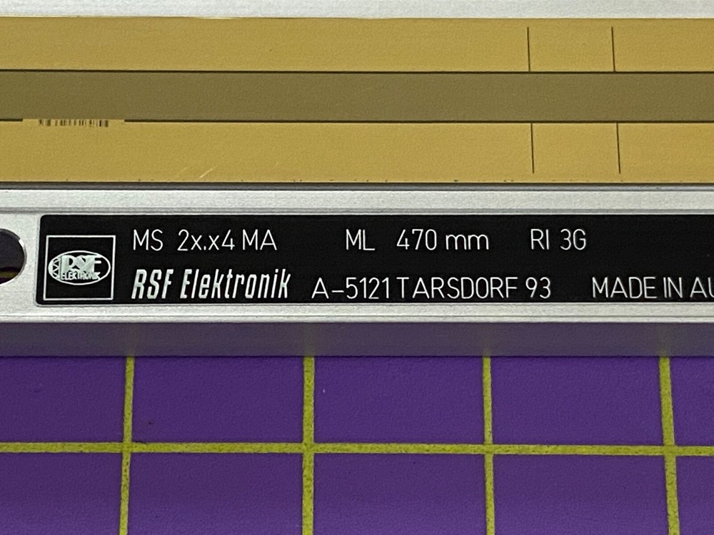RSF Elektronik MS 20.74-2M LINEAR ENCODER HEAD & MS 2x,x4 MA ML 470mm scale