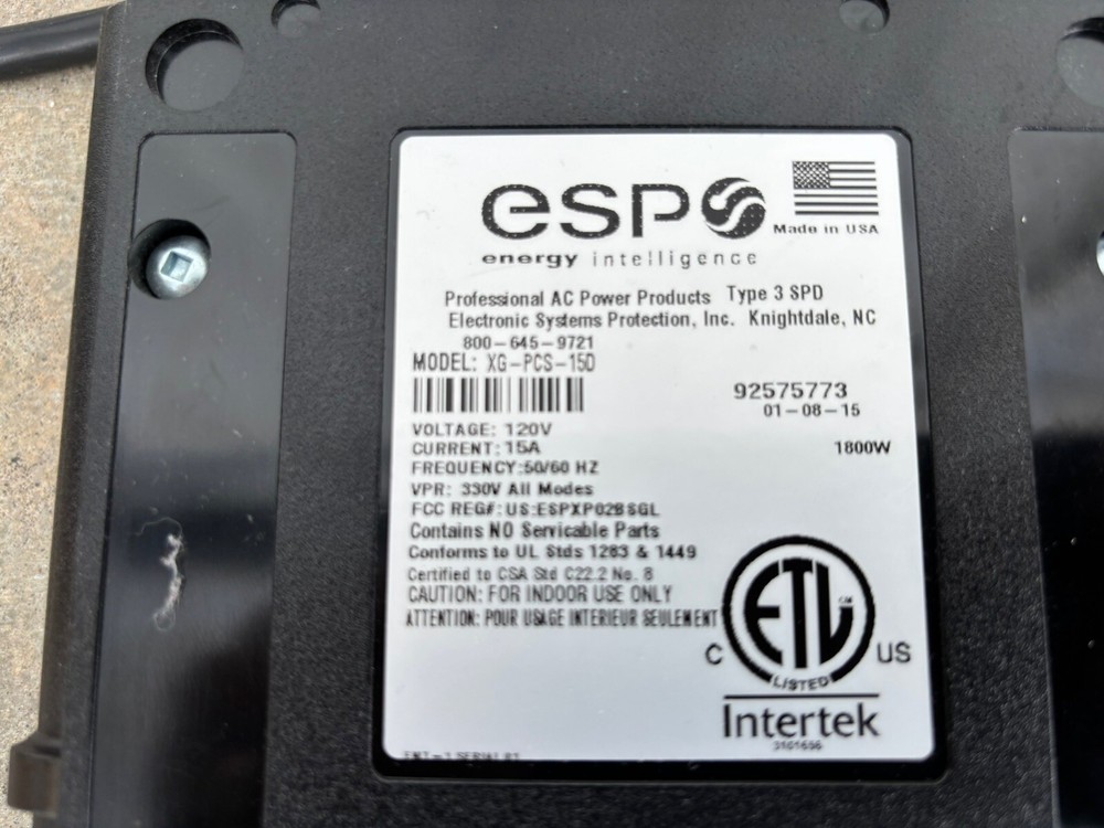 ESP XG-PCS-15D & ESP D5131NT